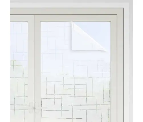 Statiskā Logu Plēve Zvaigžņu Raksts 90 X 500 Cm Pvc Vidaxl