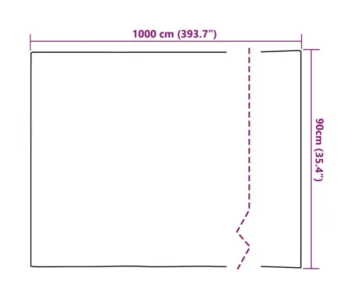 Saules Plēve Sudraba 90 X 1000 Cm Pvc Vidaxl