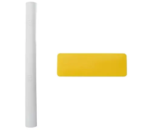 Pašlīmējoša Logu Plēve Frosted Balts 60 X 500 Cm Pvc Vidaxl