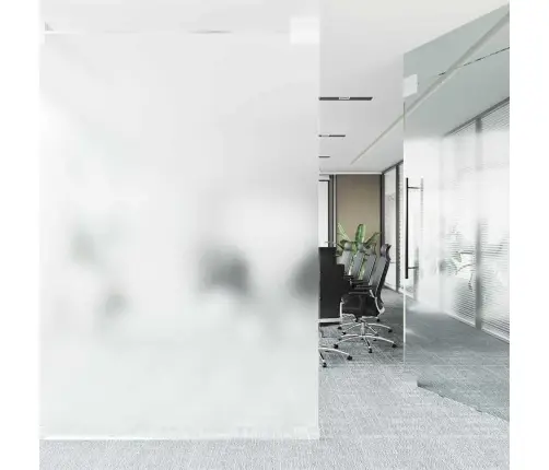 Pašlīmējoša Logu Plēve Frosted Balts 90 X 2000 Cm Pvc Vidaxl