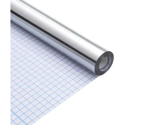 Baldų Lipdukas Sidabro 90 X 500 Cm Plastmasė