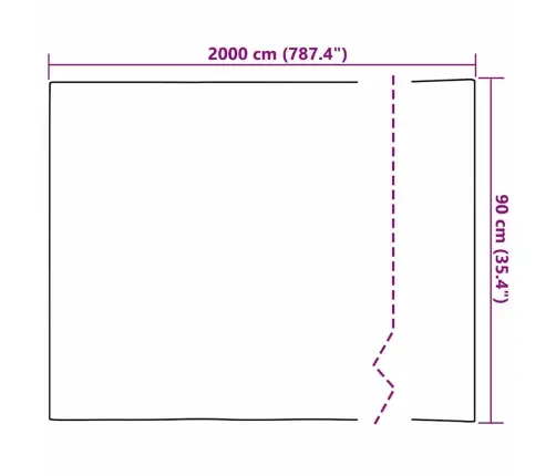 Spoguļplēve Sudraba 90 X 2000 Cm Pet Vidaxl