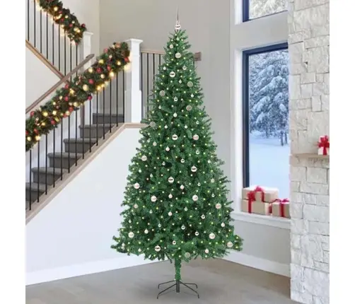 Mākslīgā Ziemassvētku Eglīte Su 300 Led Ar Statīvu Zaļa 300 Cm Vidaxl