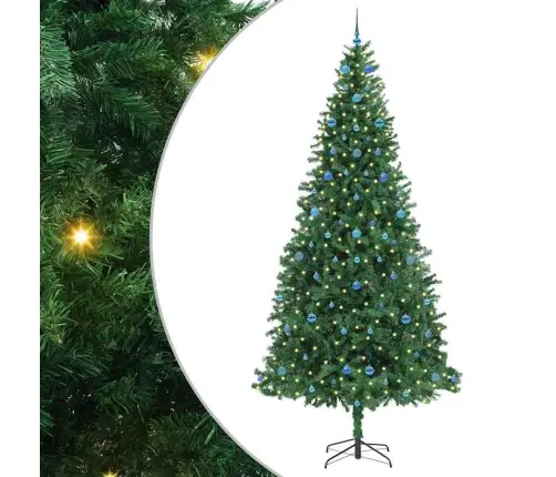 Mākslīgā Ziemassvētku Eglīte Su 300 Led Ar Statīvu Zaļa 300 Cm Vidaxl