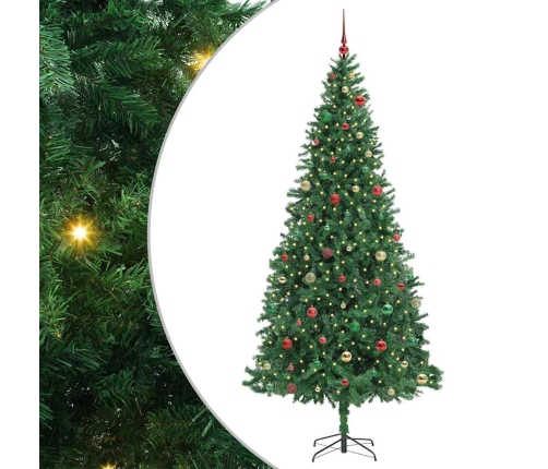 Mākslīgā Ziemassvētku Eglīte Su 300 Led Ar Statīvu Zaļa 300 Cm Vidaxl