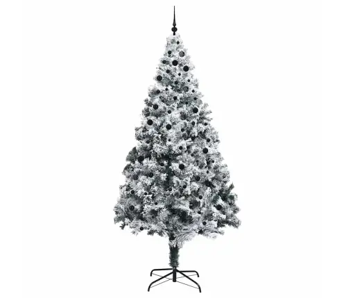 Jõulupuu Koos 300 Led-Iga Koos Alusega Valge 300 Cm Pvc