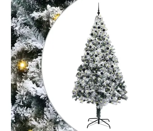 Jõulupuu Koos 300 Led-Iga Koos Alusega Valge 300 Cm Pvc