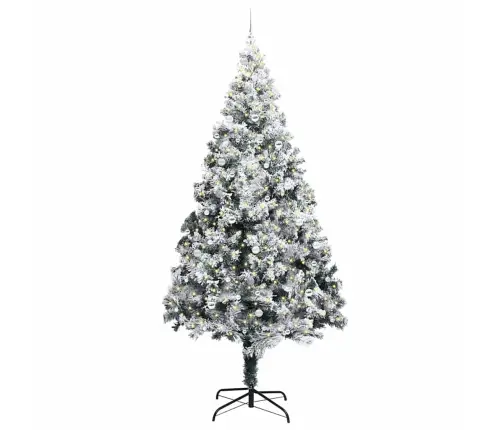 Ziemassvētku Eglīte Balts 300 Cm Pvc Vidaxl