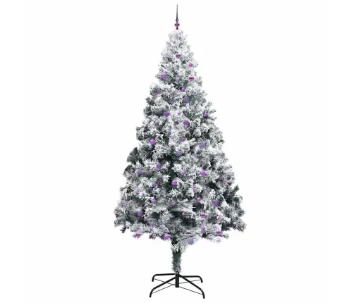 Ziemassvētku Eglīte Balts 300 Cm Pvc Vidaxl