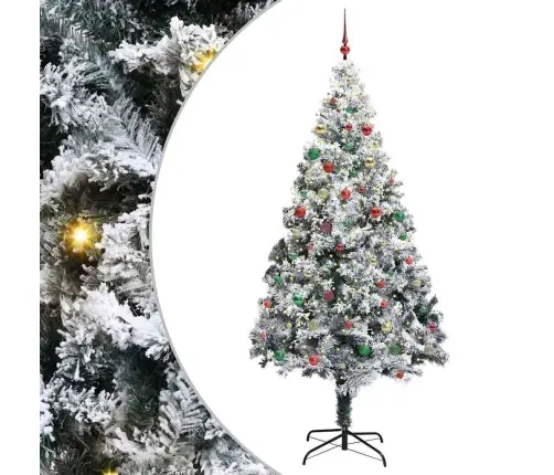 Jõulupuu Koos 300 Led-Iga Koos Alusega Valge 300 Cm Pvc