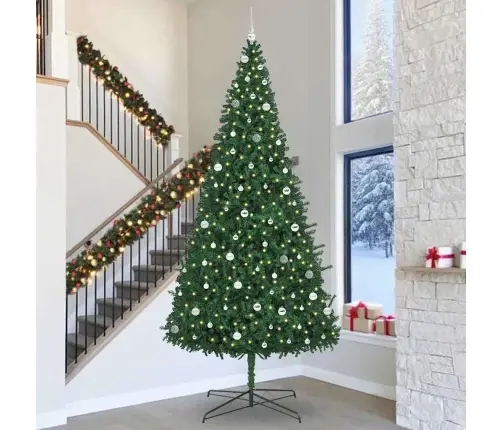 Ziemassvētku Eglīte Zaļa 400 Cm Pvc Vidaxl