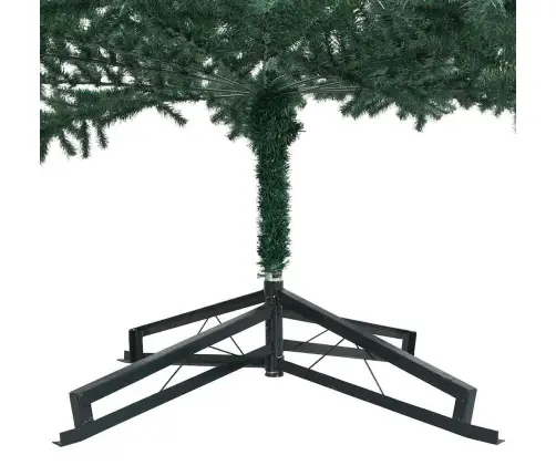 Mākslīgais Iepriekš Apgaismotais Ziemassvētku Koks Ar Bumbu Komplektu Vidaxl