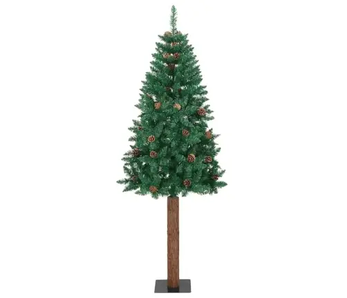 Tievā Ziemassvētku Egle Zaļa 77 X 77 X 210 Cm Pvc Vidaxl