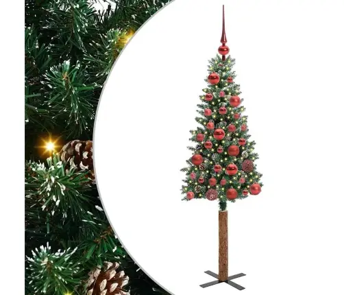 Lieknas Kalėdų Eglutė Žalia 150 Cm Pvc Ir Kietasis Pušų Medis