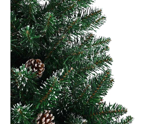 Tievā Ziemassvētku Egle Su 150 Led Zaļš Un Balts 150 Cm Vidaxl