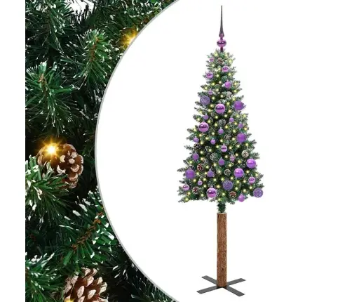 Peen Jõulupuu Koos Alusega Roheline 150 Cm Pvc Ja Tahke Mänd