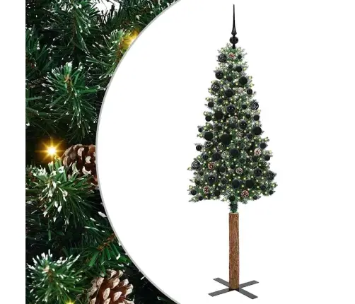 Lieknas Kalėdų Eglutė Su 300 Led S Stovu Žalia Ir Balta 180 Cm