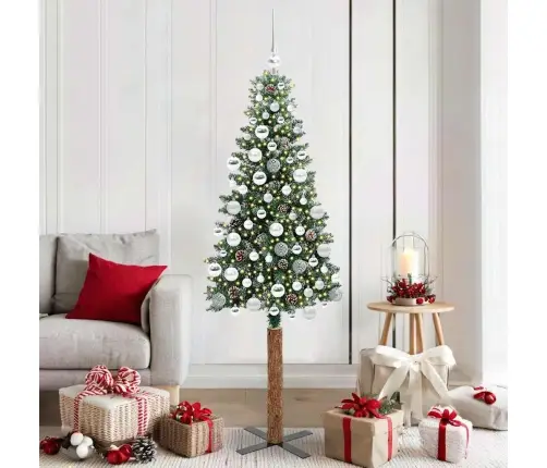 Lieknas Kalėdų Eglutė Su 300 Led S Stovu Žalia Ir Balta 180 Cm