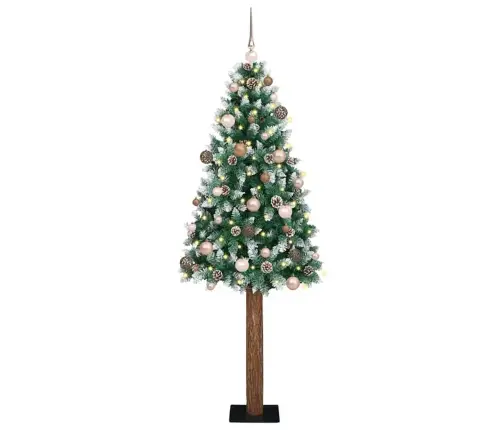 Tievā Ziemassvētku Egle Su 300 Led Zaļš Un Balts 210 Cm Pvc Vidaxl Tievā Ziemassvētku Egle Su 300 Led Zaļš Un Balts 210 Cm Pvc Vidaxl