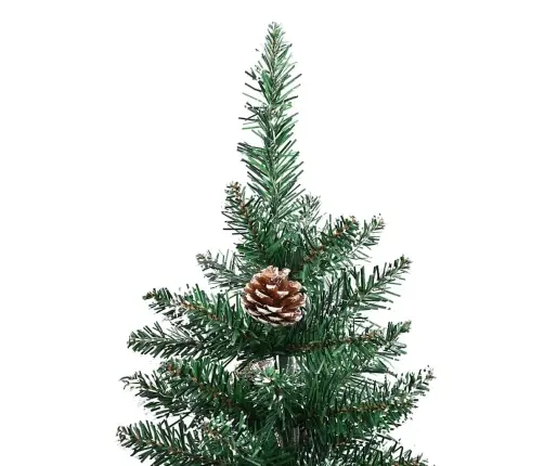 Tievā Ziemassvētku Egle Su 300 Led Zaļš Un Balts 210 Cm Vidaxl