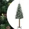 Tievā Ziemassvētku Egle Su 300 Led Zaļš Un Balts 210 Cm Vidaxl Tievā Ziemassvētku Egle Su 300 Led Zaļš Un Balts 210 Cm Vidaxl
