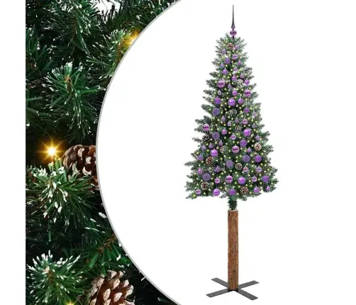 Tievā Ziemassvētku Egle Su 300 Led Zaļš Un Balts 210 Cm Vidaxl