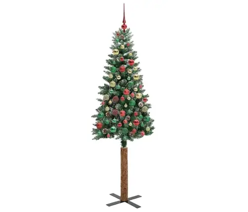 Tievā Ziemassvētku Egle Su 300 Led Zaļš Un Balts 210 Cm Vidaxl Tievā Ziemassvētku Egle Su 300 Led Zaļš Un Balts 210 Cm Vidaxl