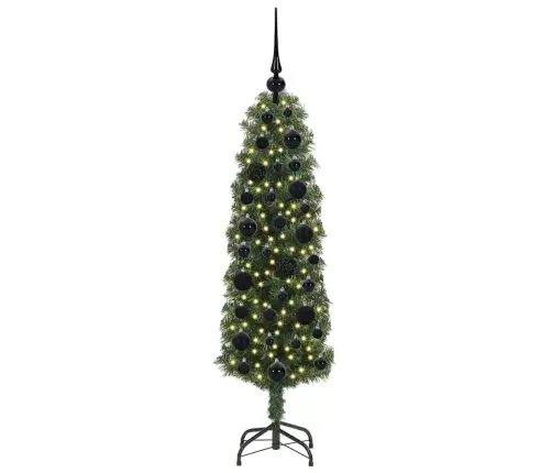 Mākslīgā Ziemassvētku Eglīte With Leds Zaļa 120 Cm Pvc Vidaxl