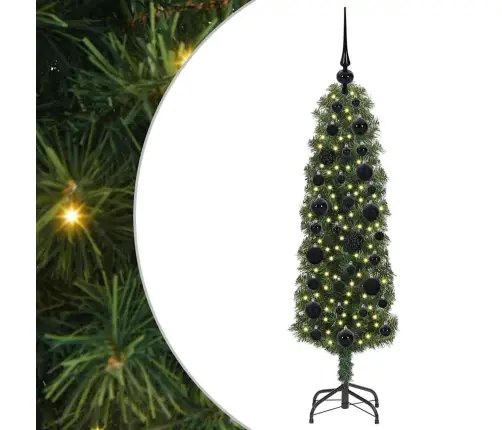 Mākslīgā Ziemassvētku Eglīte With Leds Zaļa 120 Cm Pvc Vidaxl