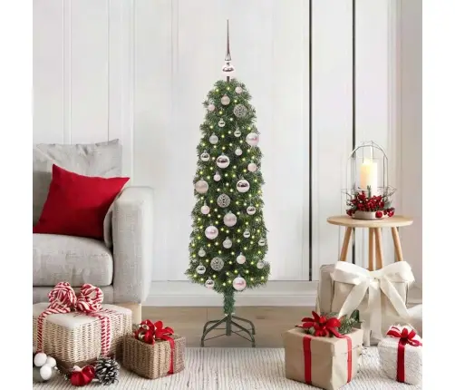 Tehisjõulupuu Roheline 120 Cm Pvc, Teras Ja Plastik