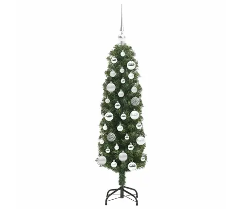 Mākslīgā Ziemassvētku Eglīte With Leds Zaļa 120 Cm Pvc Vidaxl