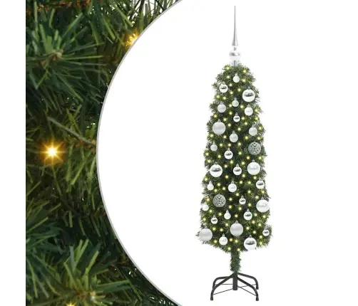 Mākslīgā Ziemassvētku Eglīte With Leds Zaļa 120 Cm Pvc Vidaxl