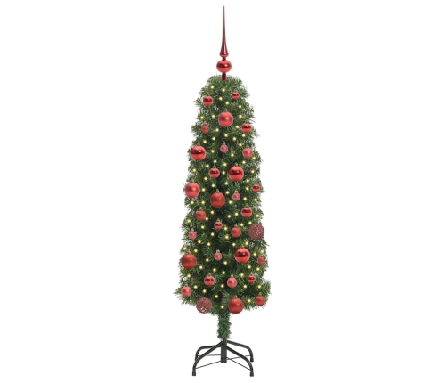Mākslīgā Ziemassvētku Eglīte With Leds Zaļa 150 Cm Pvc Vidaxl