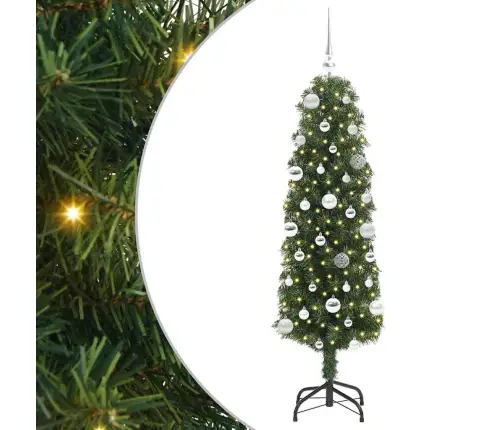 Dirbtinė Kalėdų Eglutė Žalia 150 Cm Pvc, Plienas Ir Plastikas Dirbtinė Kalėdų Eglutė Žalia 150 Cm Pvc, Plienas Ir Plastikas