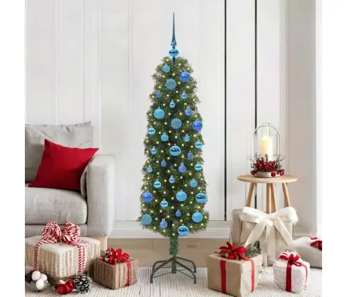 Dirbtinė Kalėdų Eglutė Žalia 150 Cm Pvc, Plienas Ir Plastikas