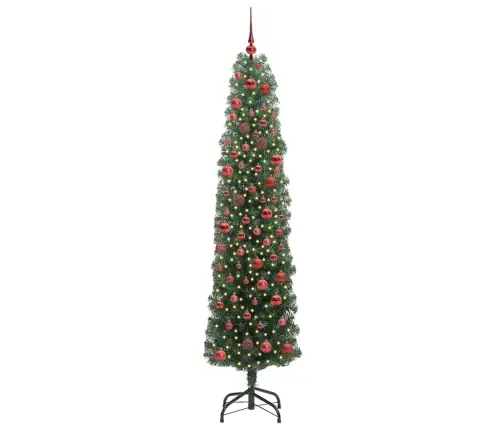 Tehisjõulupuu Roheline 180 Cm Pvc, Teras Ja Plastik Tehisjõulupuu Roheline 180 Cm Pvc, Teras Ja Plastik