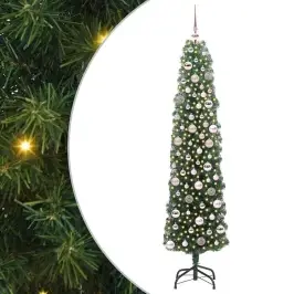 Dirbtinė Kalėdų Eglutė Žalia 180 Cm Pvc, Plienas Ir Plastikas