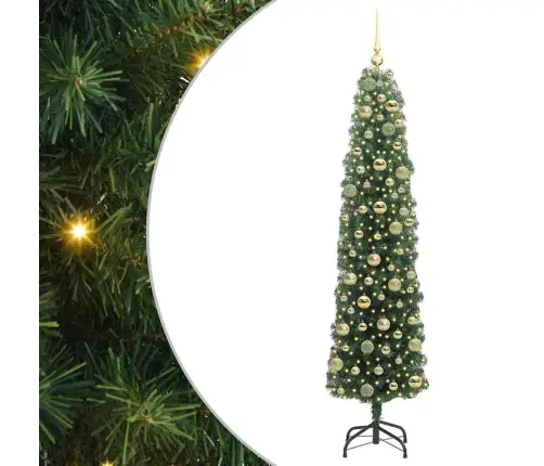 Tievā Ziemassvētku Egle Zaļa 180 Cm Plastmasa Un Metāls Vidaxl