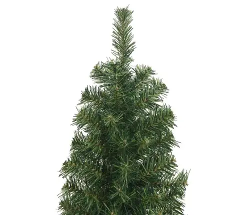Mākslīgā Ziemassvētku Eglīte With Leds Zaļa 210 Cm Pvc Vidaxl