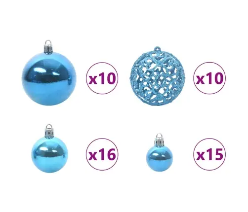Mākslīgā Ziemassvētku Eglīte With Leds Zaļa 210 Cm Pvc Vidaxl