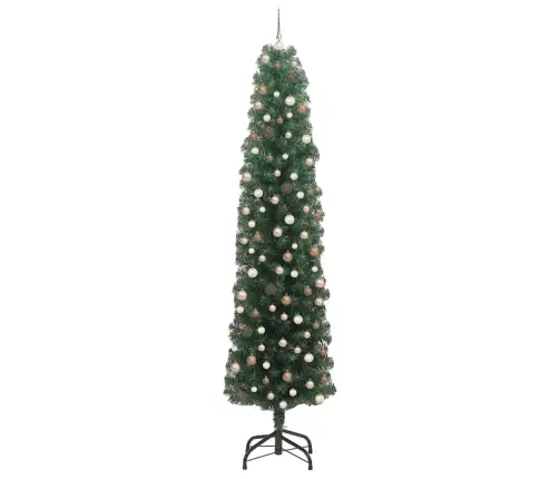 Dirbtinė Kalėdų Eglutė Žalia 240 Cm Pvc, Plienas Ir Plastikas