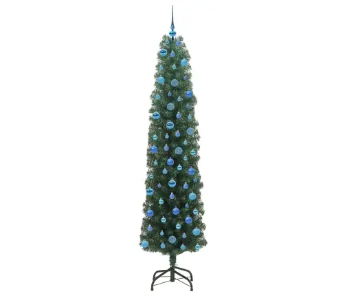 Mākslīgā Ziemassvētku Eglīte With Leds Zaļa 240 Cm Pvc Vidaxl