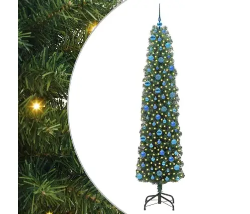 Tehisjõulupuu Roheline 240 Cm Pvc, Teras Ja Plastik