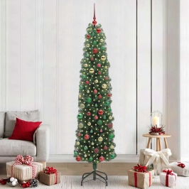 Mākslīgā Ziemassvētku Eglīte Su 300 Led Ar Statīvu Zaļa 240 Cm Vidaxl