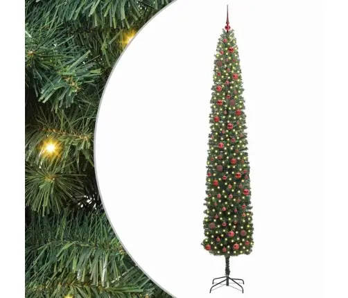 Mākslīgā Ziemassvētku Eglīte Zaļa 270 Cm Pvc Vidaxl