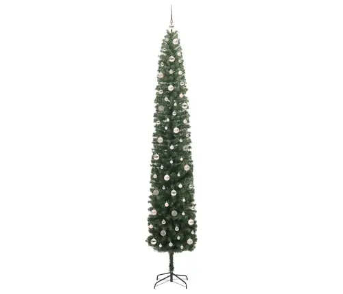 Mākslīgā Ziemassvētku Eglīte With Leds Zaļa 270 Cm Pvc Vidaxl
