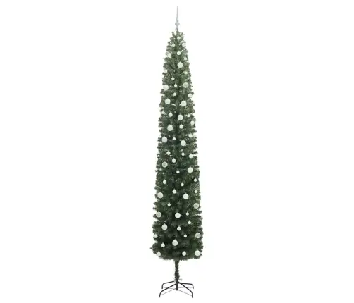 Mākslīgā Ziemassvētku Eglīte With Leds Zaļa 270 Cm Pvc Vidaxl