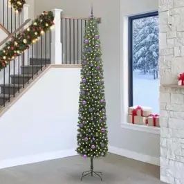 Mākslīgā Ziemassvētku Eglīte Su 300 Led Ar Statīvu Zaļa 270 Cm Vidaxl