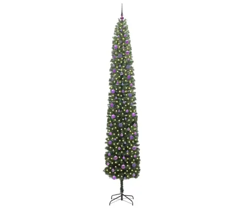 Dirbtinė Kalėdų Eglutė Žalia 270 Cm Pvc, Plienas Ir Plastikas
