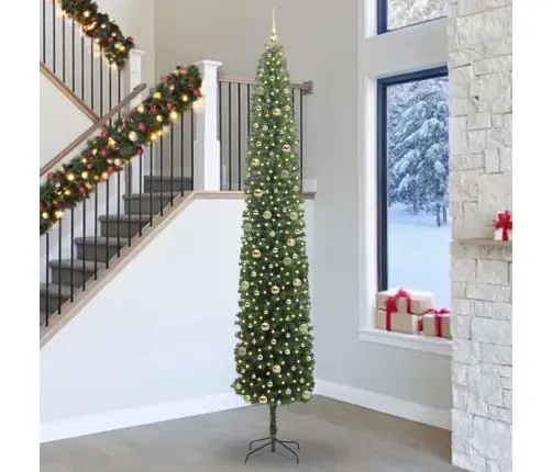 Tehisjõulupuu Roheline 300 Cm Pvc, Teras Ja Plastik